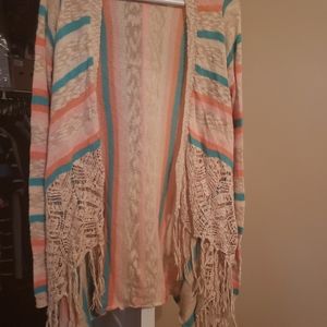 Long sleeve summer kimono